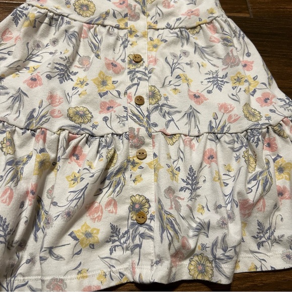 Joie 3T Girls Dress Floral Sleeveless X Cross Halter - Picture 3 of 8